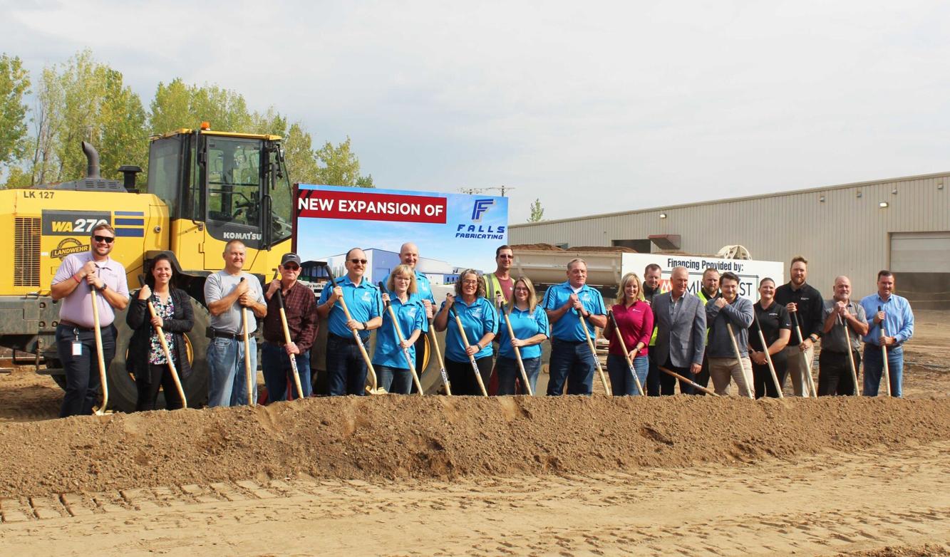 Falls Fabricating breaks ground on expansion project in Northwest Little Falls Photo