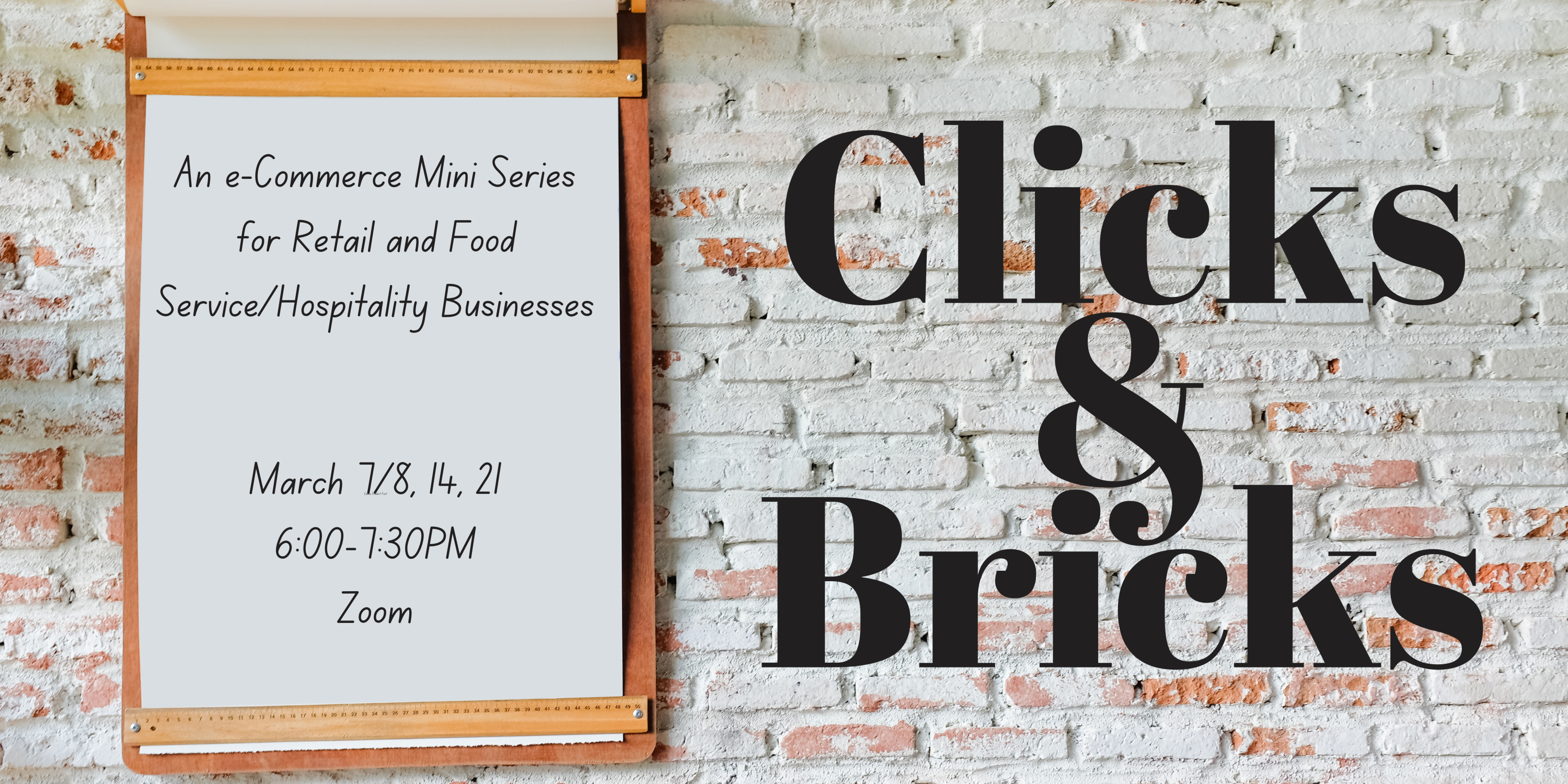 Click the Clicks and Bricks: An e-Commerce Mini Series Slide Photo to Open